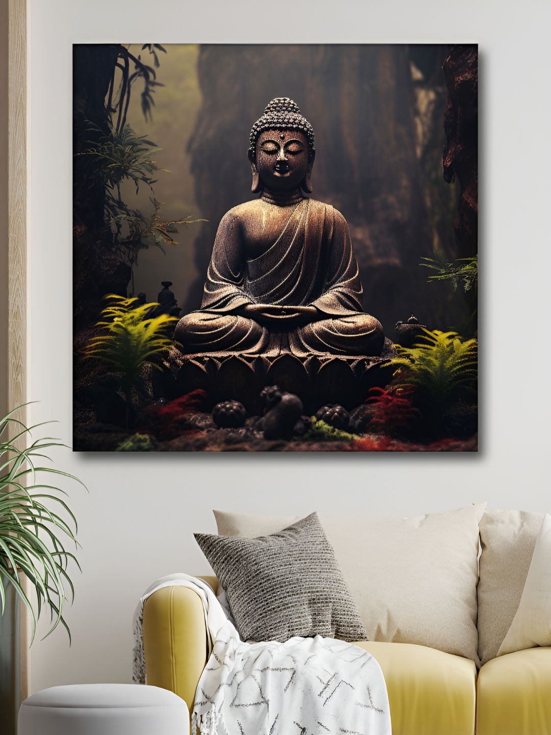 Myntra Elegant Homes Canvas Wall Square Paintings Wall Art - 24 x 24 In