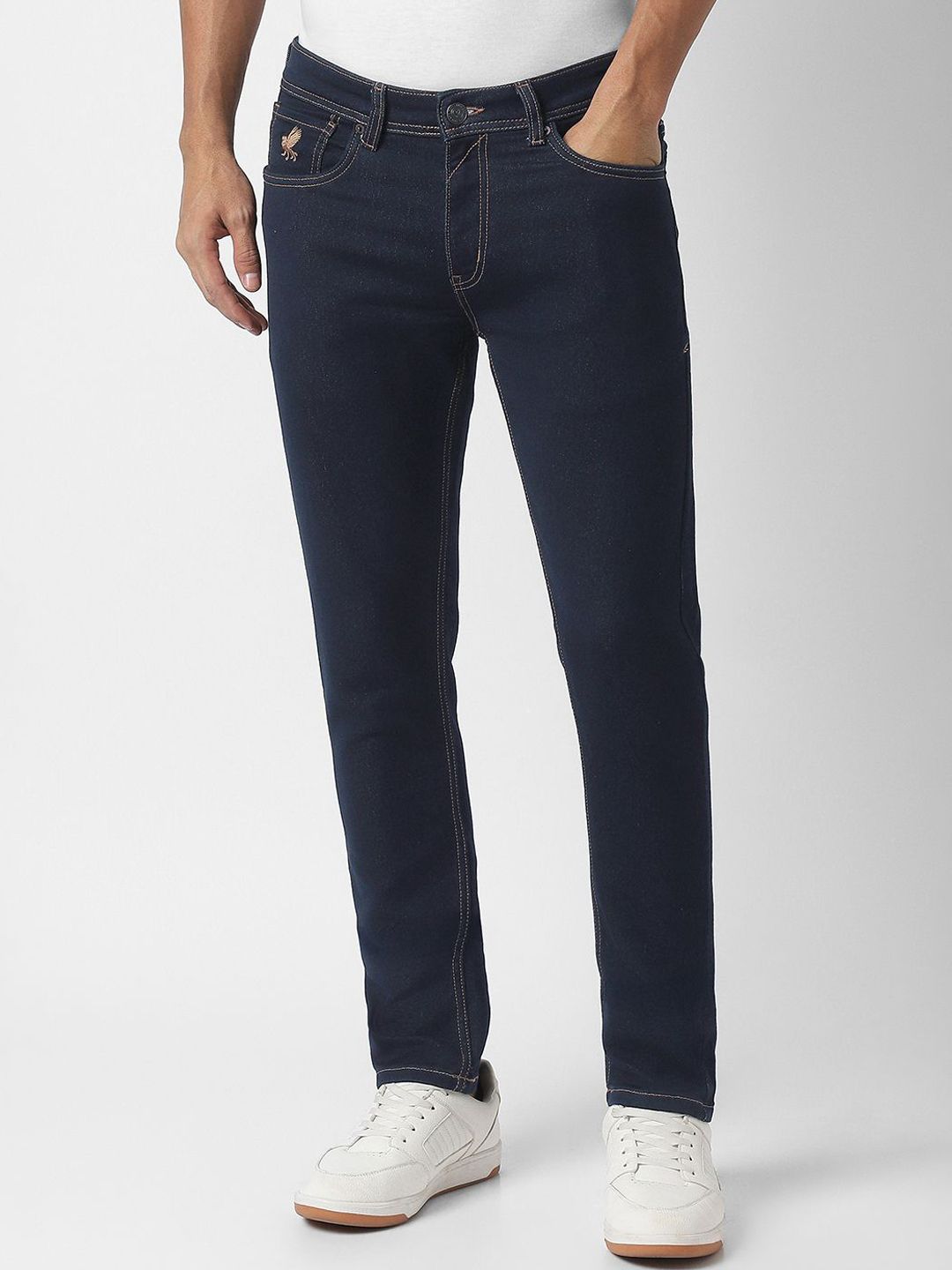 Peter England Casuals Men Regular Fit Mid-Rise Jeans