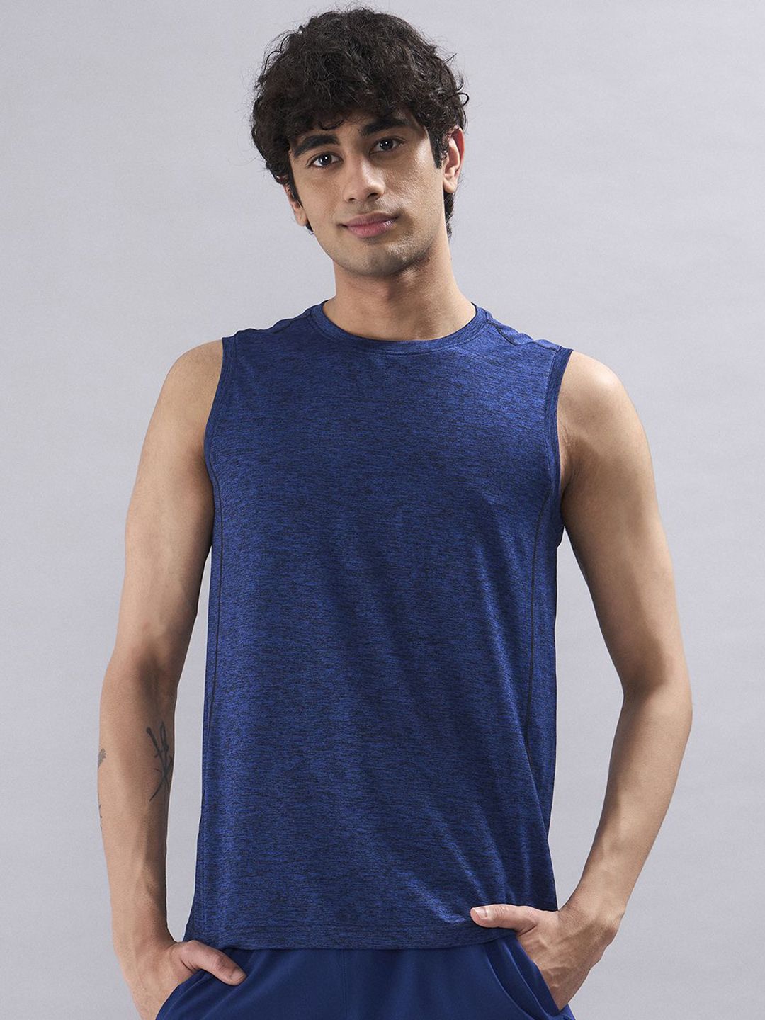 SG Typography Round-Neck Gym Vest H1MV80021