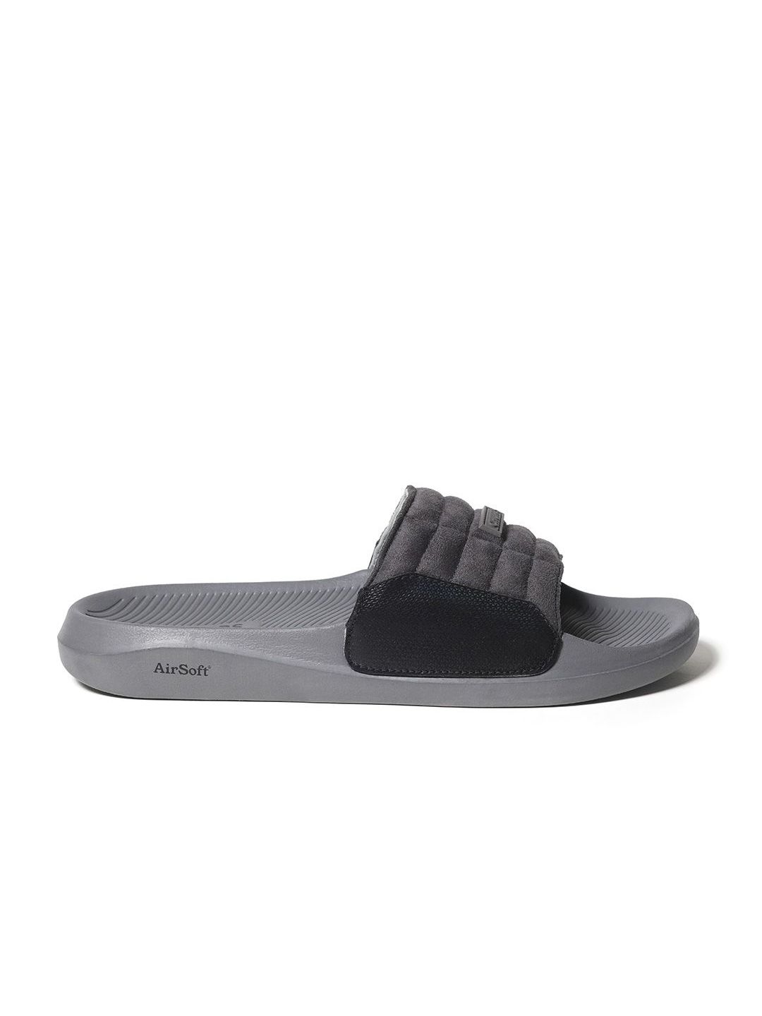 CHUPPS Men Tank Black Grey Casual Slider