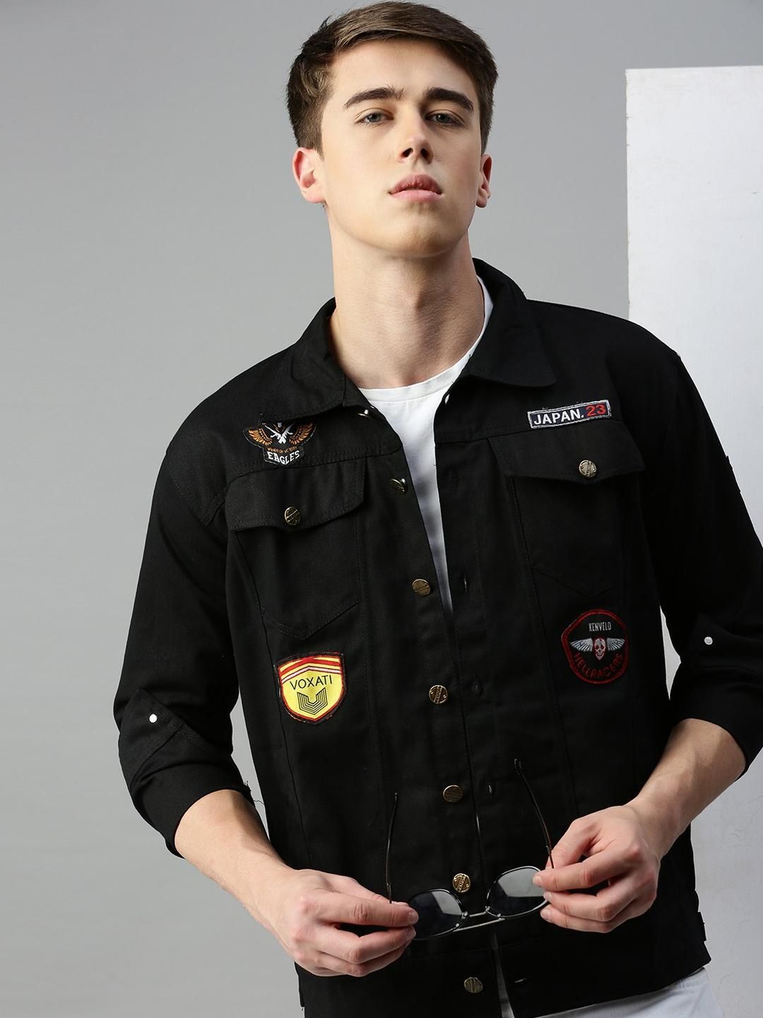 VOXATI Men Denim Jacket