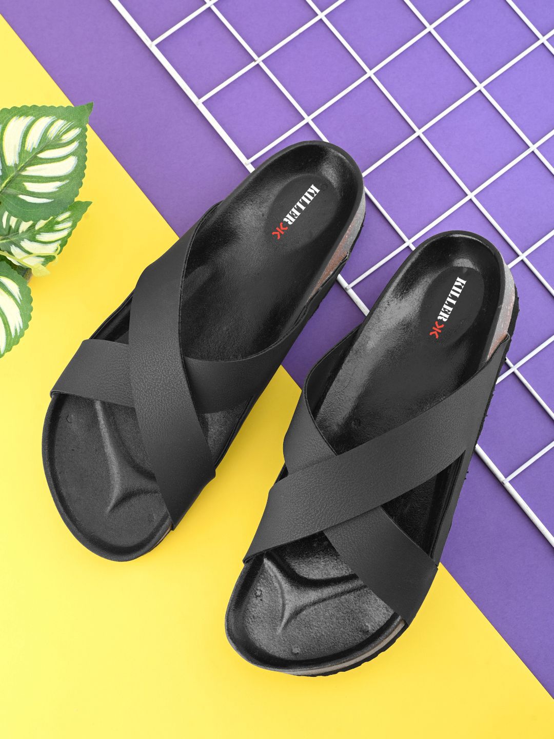 Killer Men Casual Comfort Sandals with Slip-On Closure