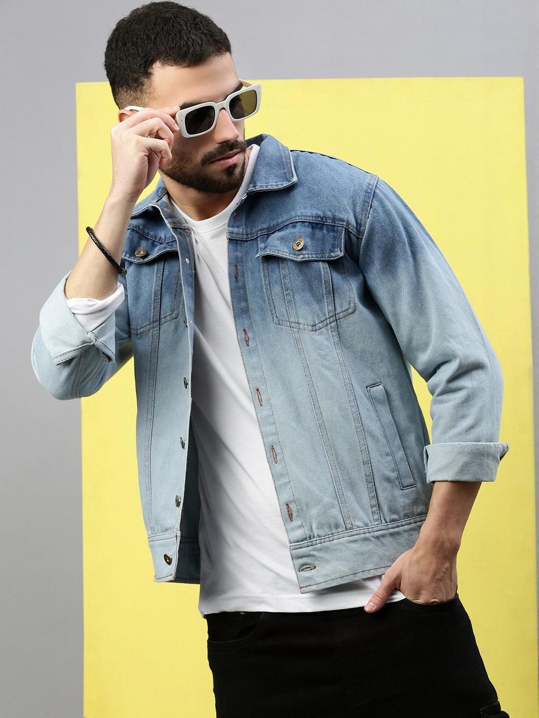 VOXATI Men Denim Jacket