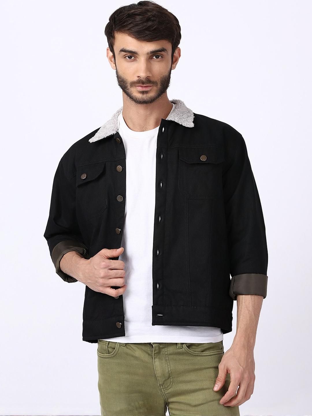 VOXATI Men Denim Jacket