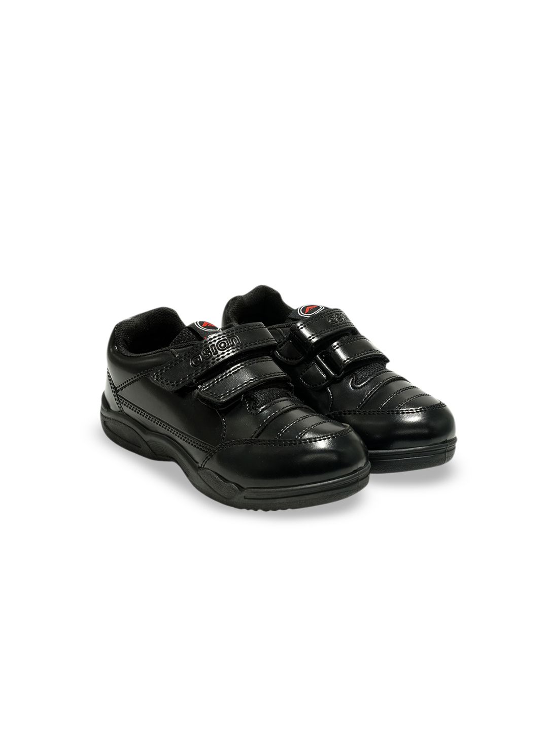 ASIAN Kids Velcro Round-Toe Loafers