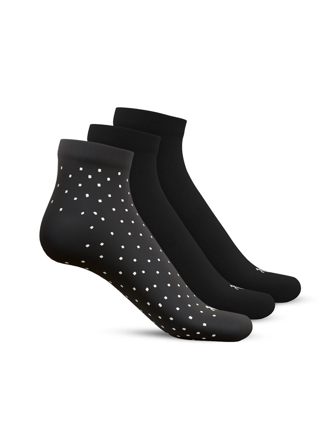 TalkingSox Unisex Pack Of 3 Moisture Wicking Bamboo Ankle Length Socks