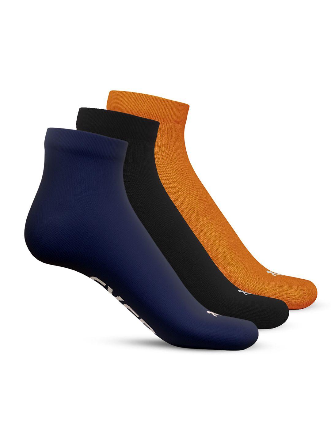 TalkingSox Unisex Pack Of 3 Moisture Wicking Bamboo Ankle Length Socks