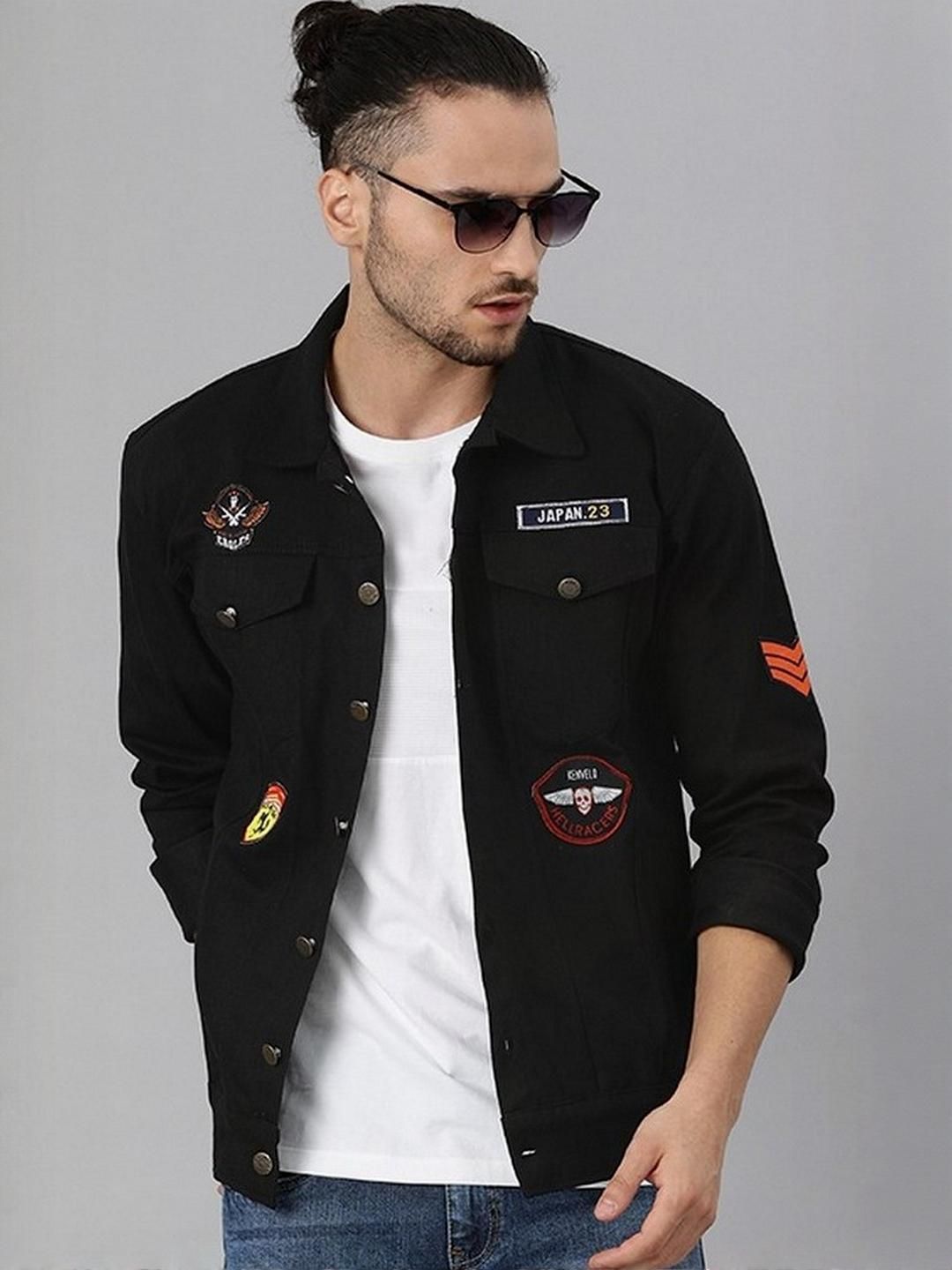 VOXATI VOXATI Spread Collar Denim Jacket