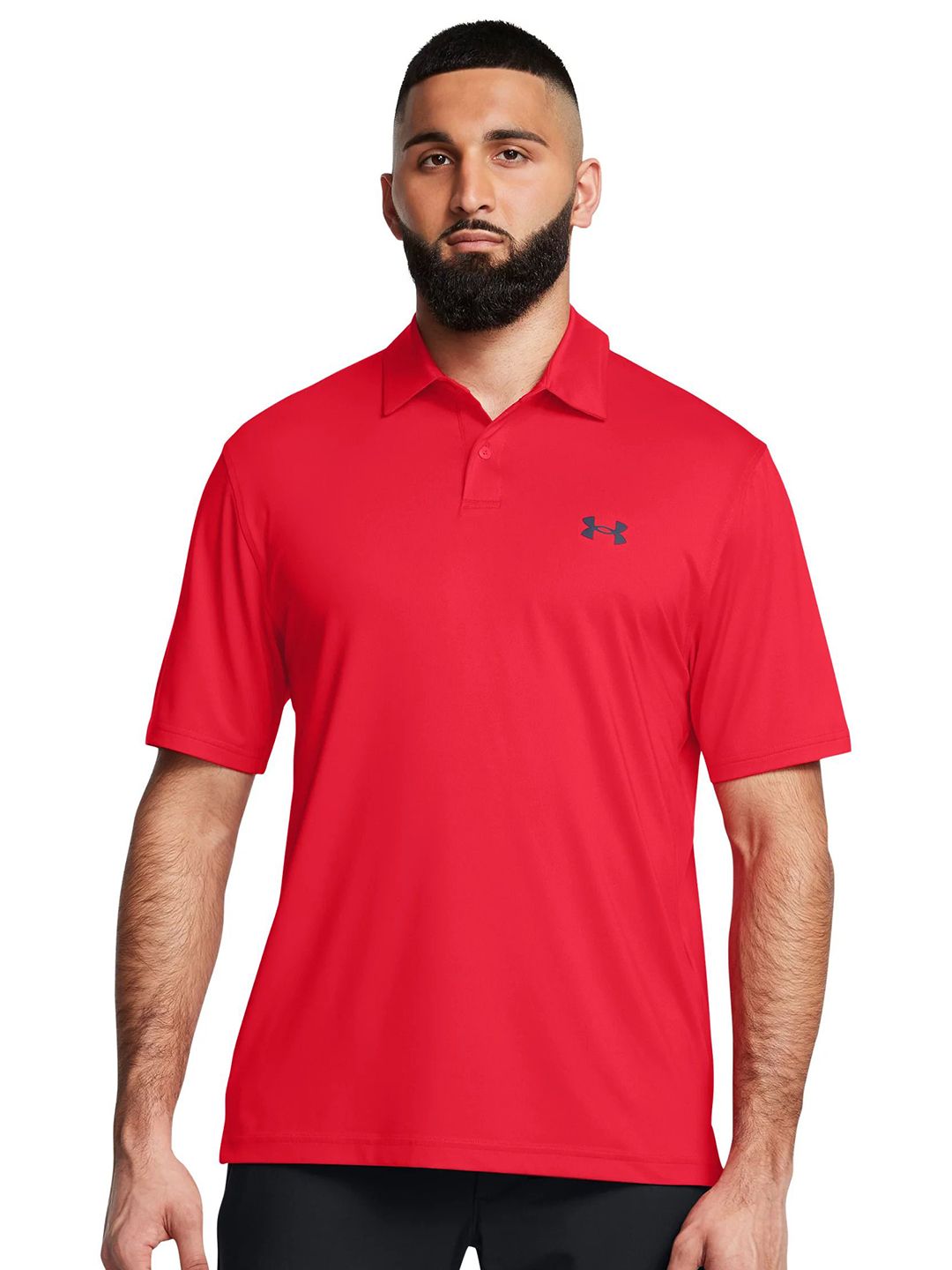 UNDER ARMOUR Brand Logo-Detail T2G Polo T-Shirt