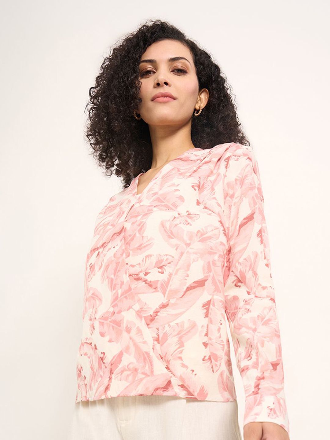 Annabelle by Pantaloons Women Floral Printed A-Line Regular Top