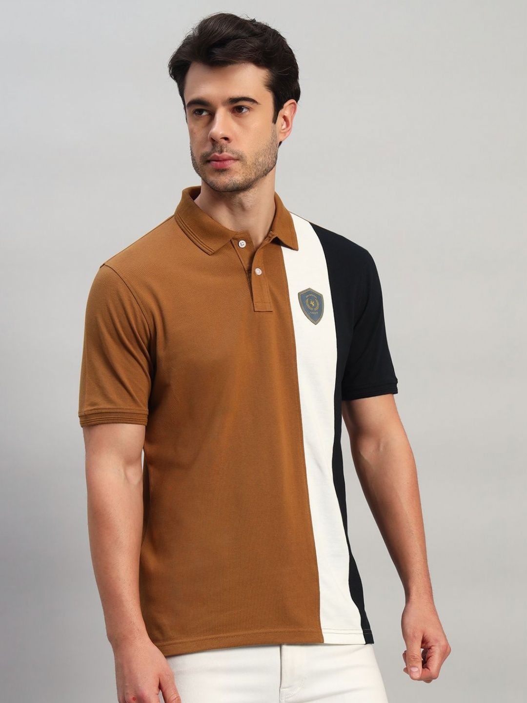 Cantabil Men Polo Collar Pockets T-shirt