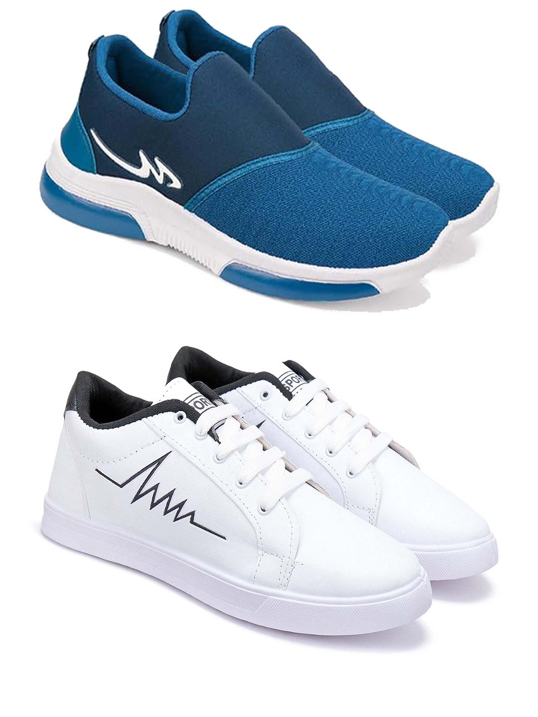 DRACKFOOT Men Running Non-Marking Shoes