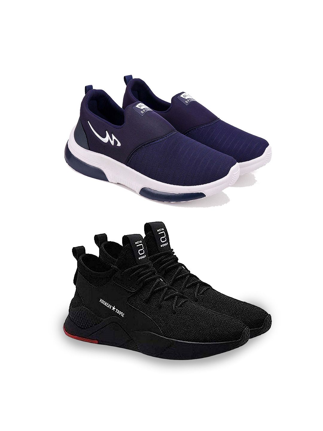 DRACKFOOT Men Running Non-Marking Shoes