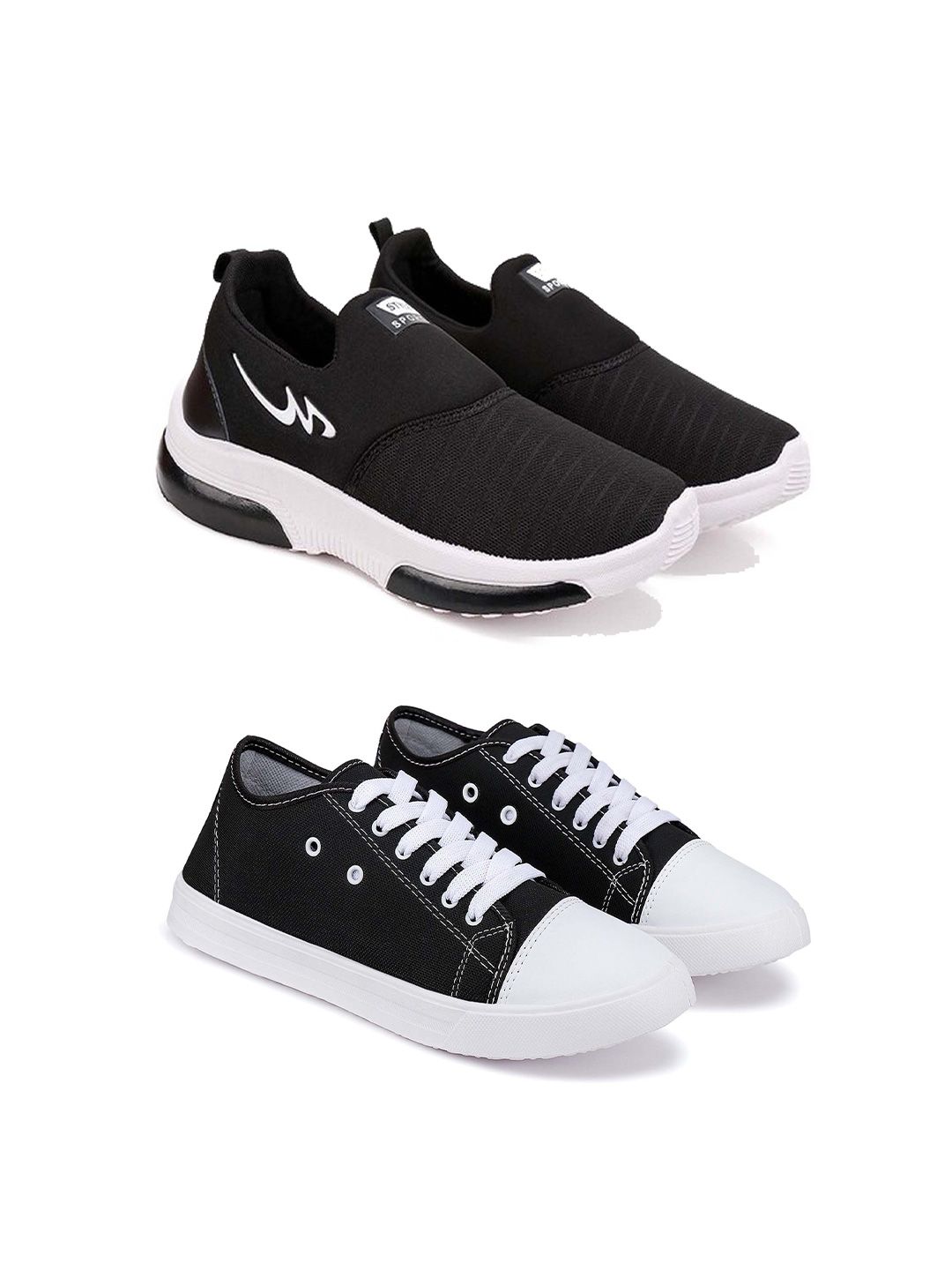 DRACKFOOT Men Running Non-Marking Shoes