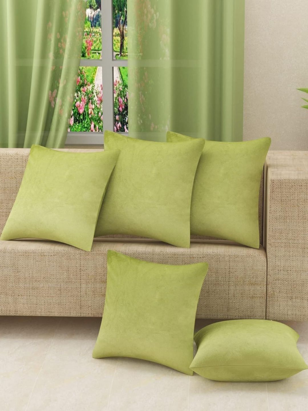 Shadowkart Set of 5 Fibre Filled Polyester Ultra Soft Sleep Pillow