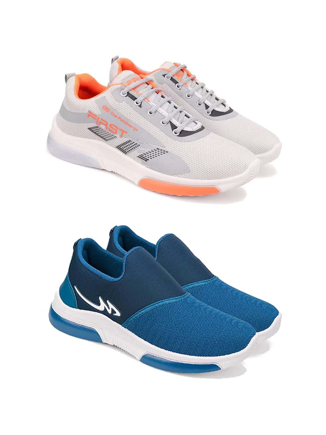 DRACKFOOT Men Running Non-Marking Shoes