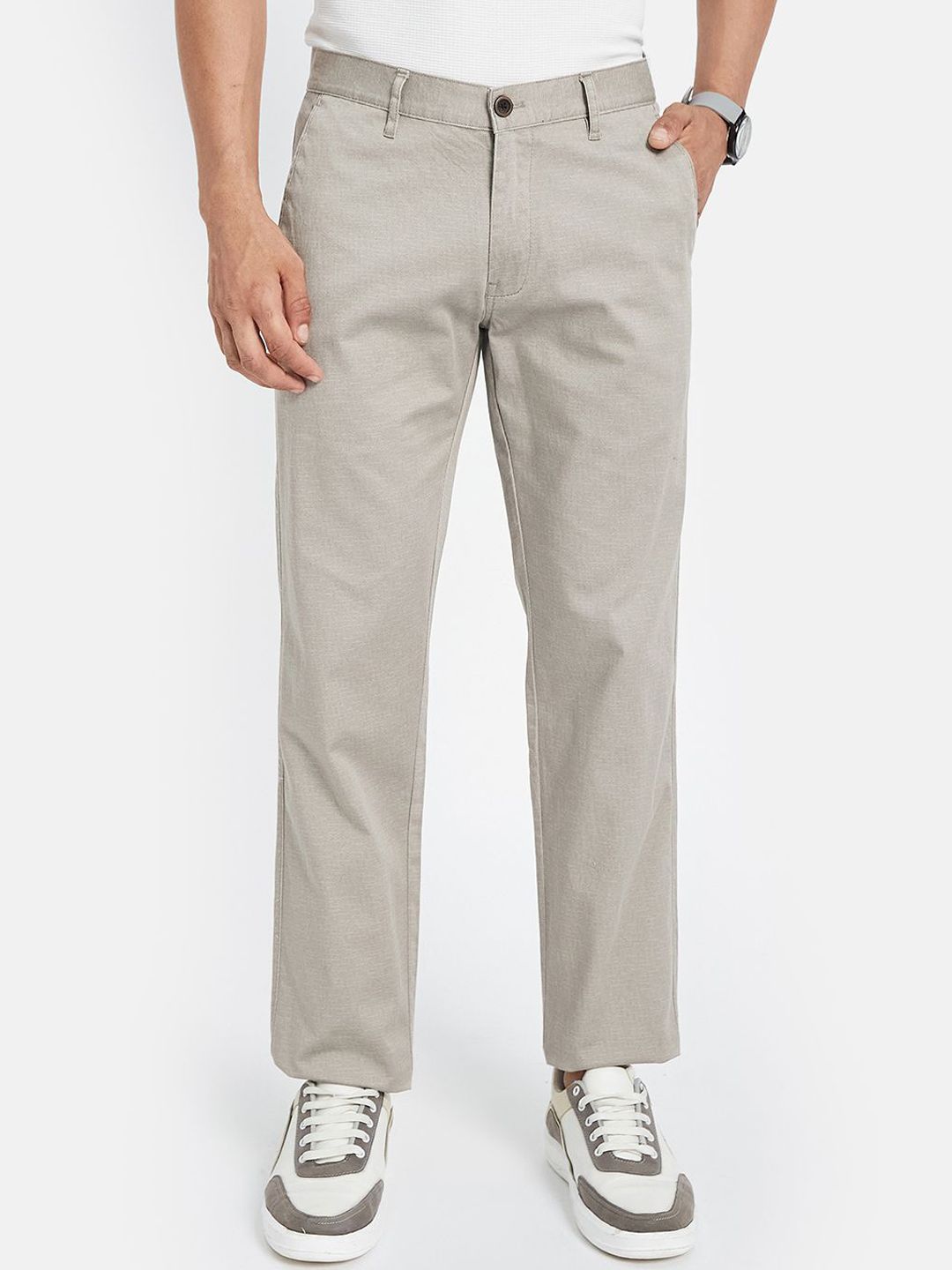 Octave Men Cotton Regular Fit Chinos Trouser