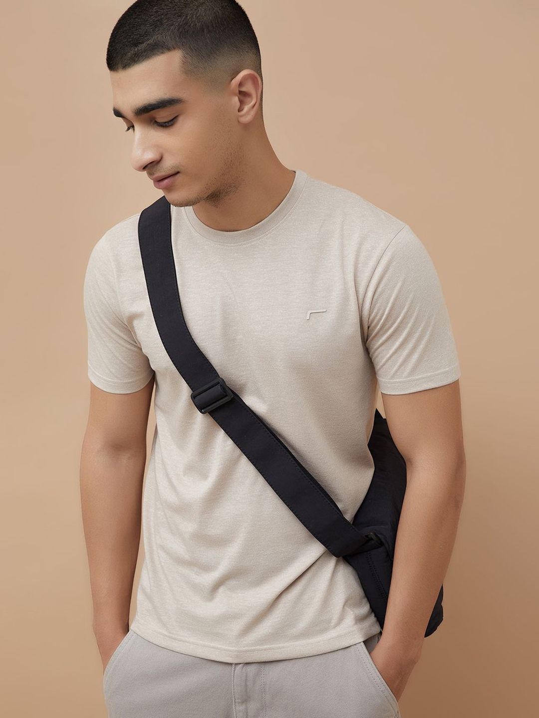 Fame Forever by Lifestyle Round Neck Cotton Regular Fit T-Shirt