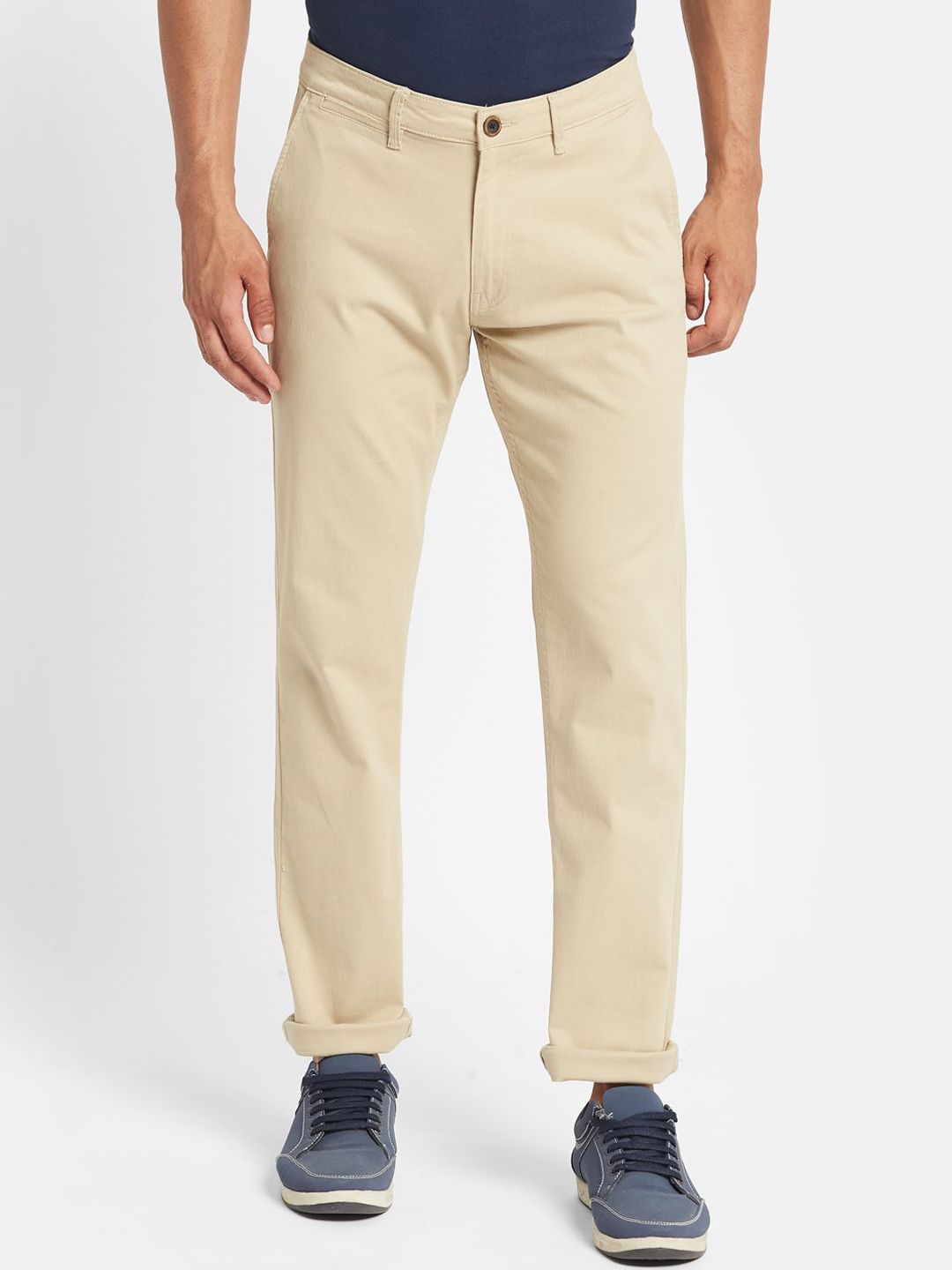 Octave Men Regular Fit Chinos Cotton Trouser