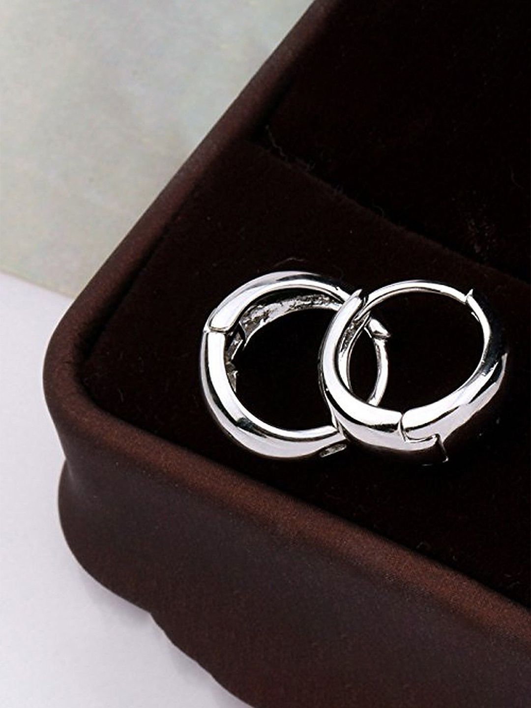 Crazy Fashion Contemporary Hoop Kaju Bali Earrings