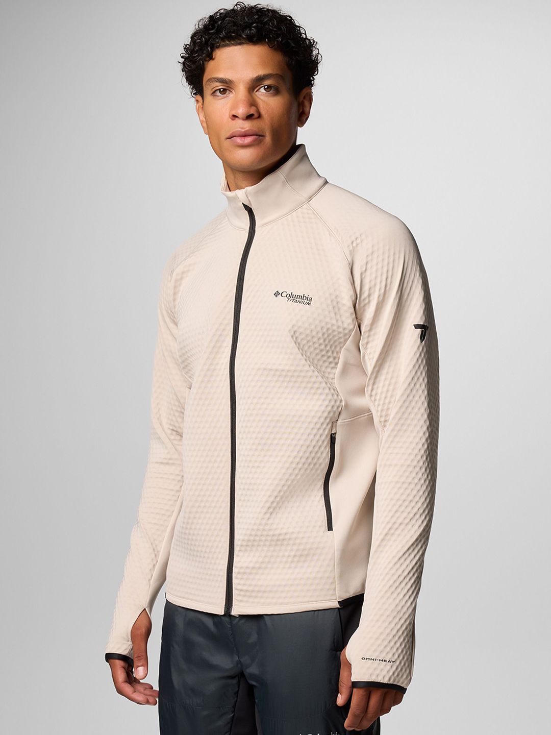 Buy Columbia Men Crystal Leaf Omni-Heat Helix Full Zip Lightweight