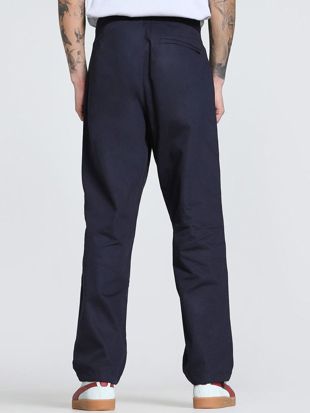 Buy Puma MMQ Men Cotton Relaxed Fit Oversized Chino Pants