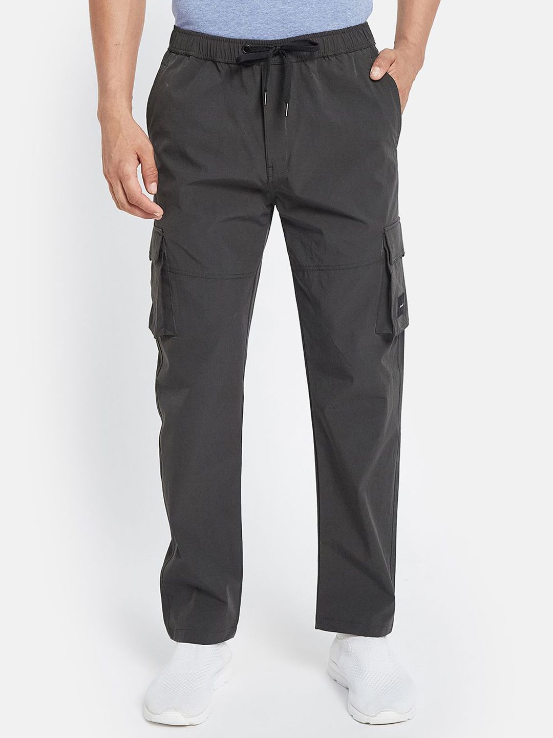 Octave Men Regular Fit Mid-Rise Cotton Cargos