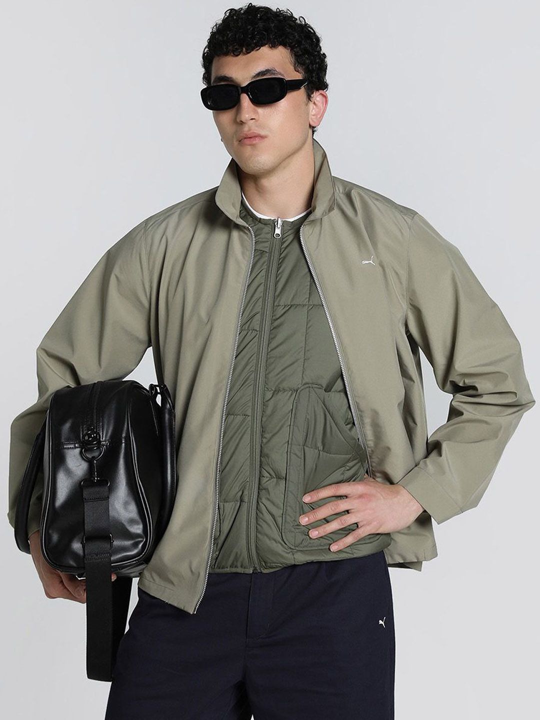 Puma Men's MMQ 2-in-1 Relaxed Fit Jacket