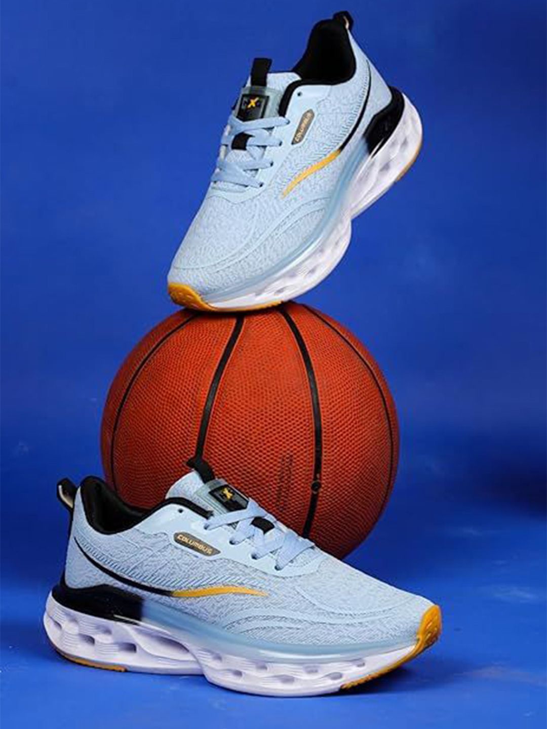 Columbus Men Non-Marking Running Lace-Ups Shoes