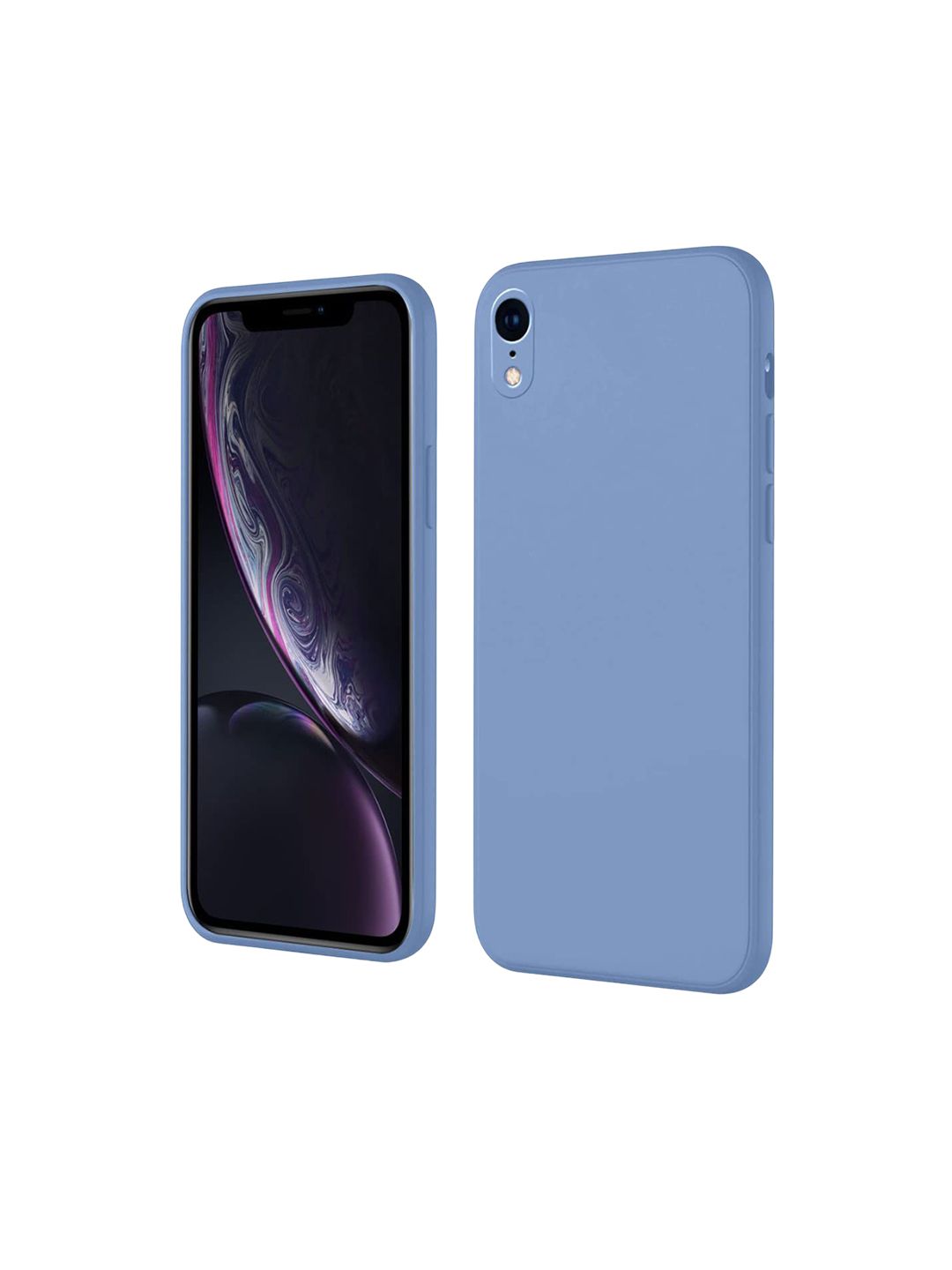 LIRAMARK Solid Printed iPhone XR Back Case Mobile Accessories