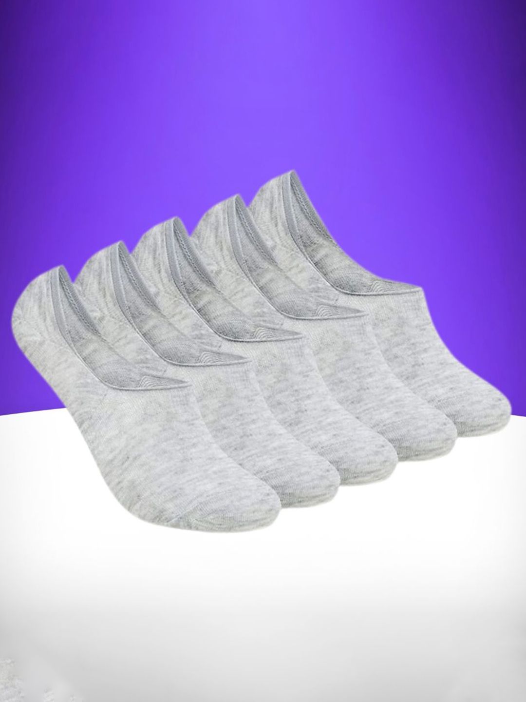 MJE Pack Of 5 Shoe-Liner Socks