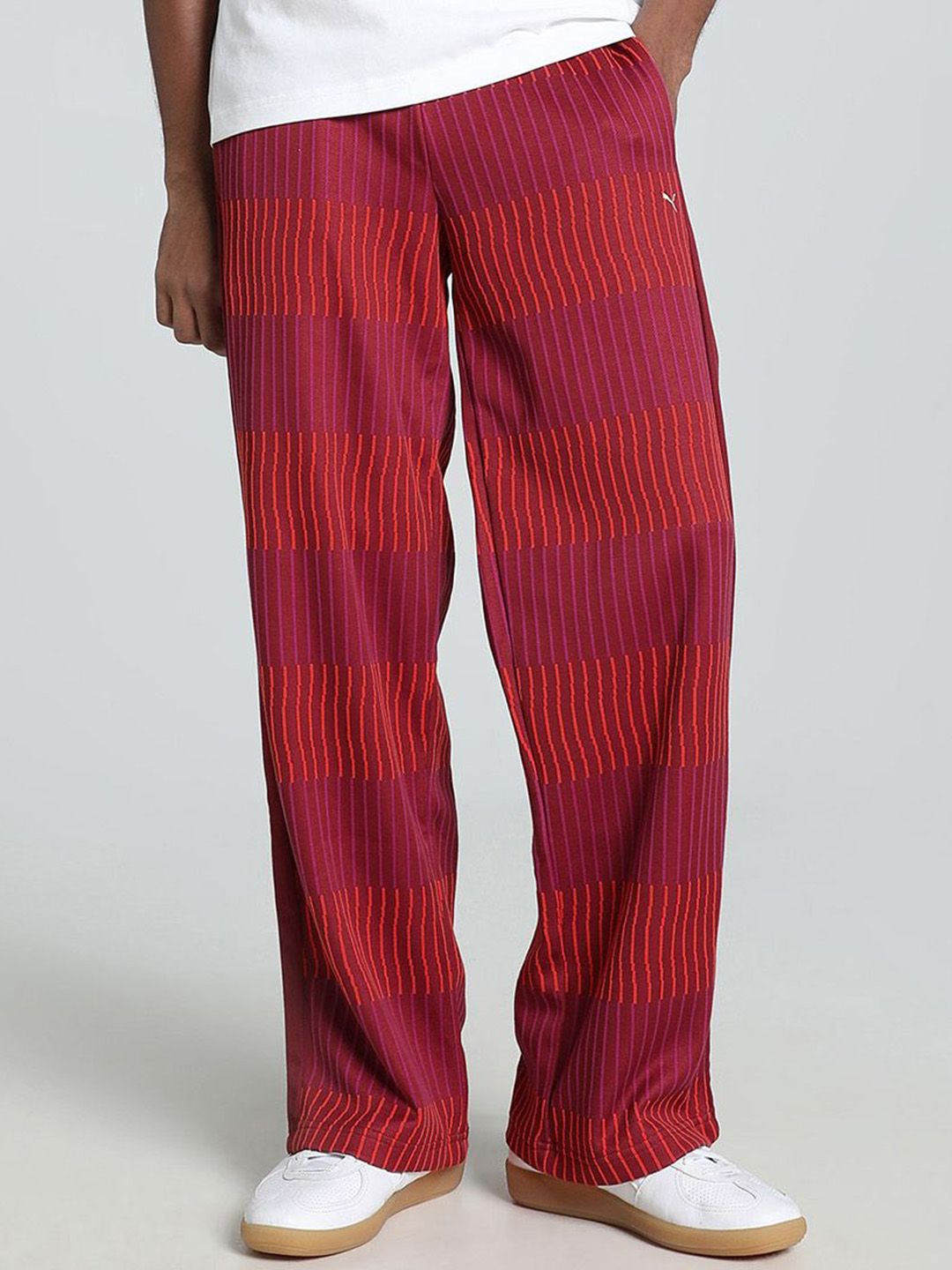 Puma Puma Players Lane T7 Men Striped Track Pants