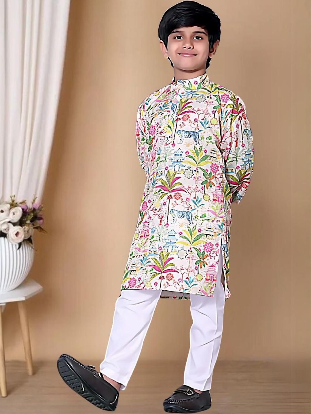 Safari Print Kurta Set