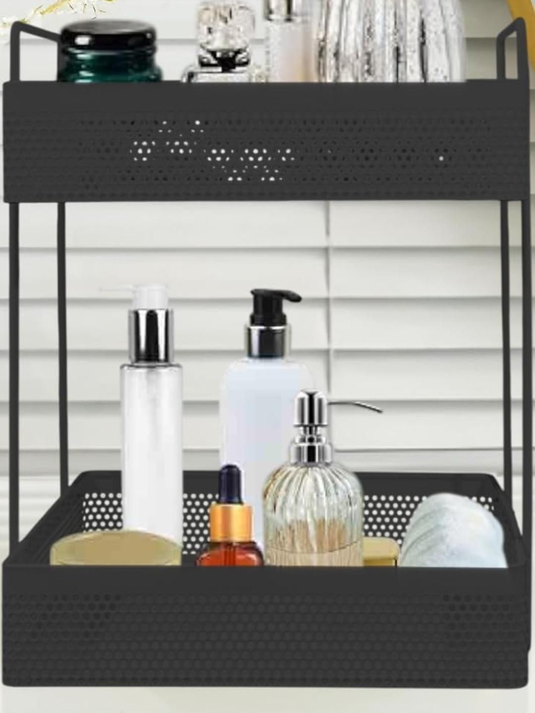 2-Tier Metal Standing Rack Vanity Organizer