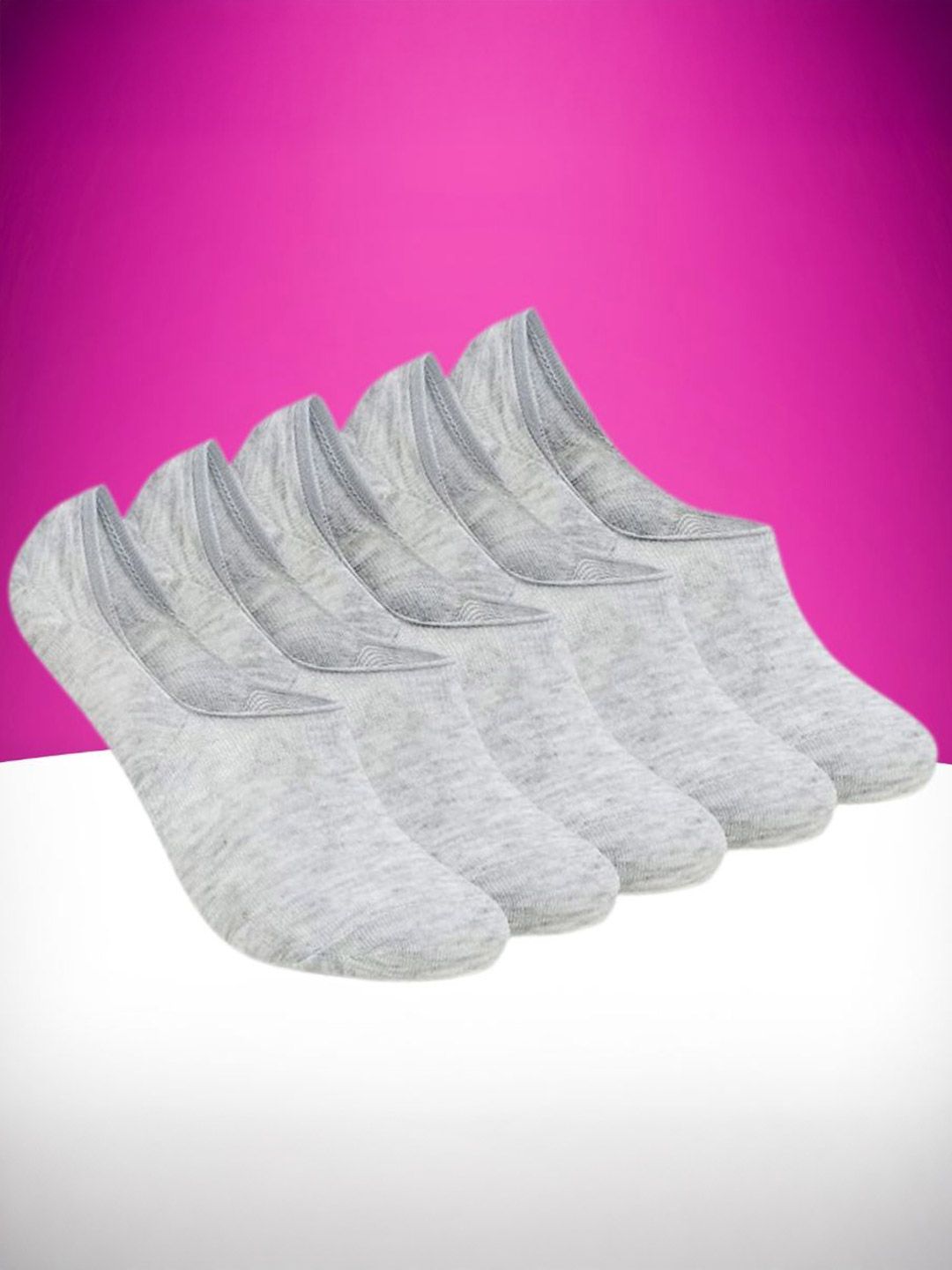 MJE Pack Of 5 Shoe-Liner Socks