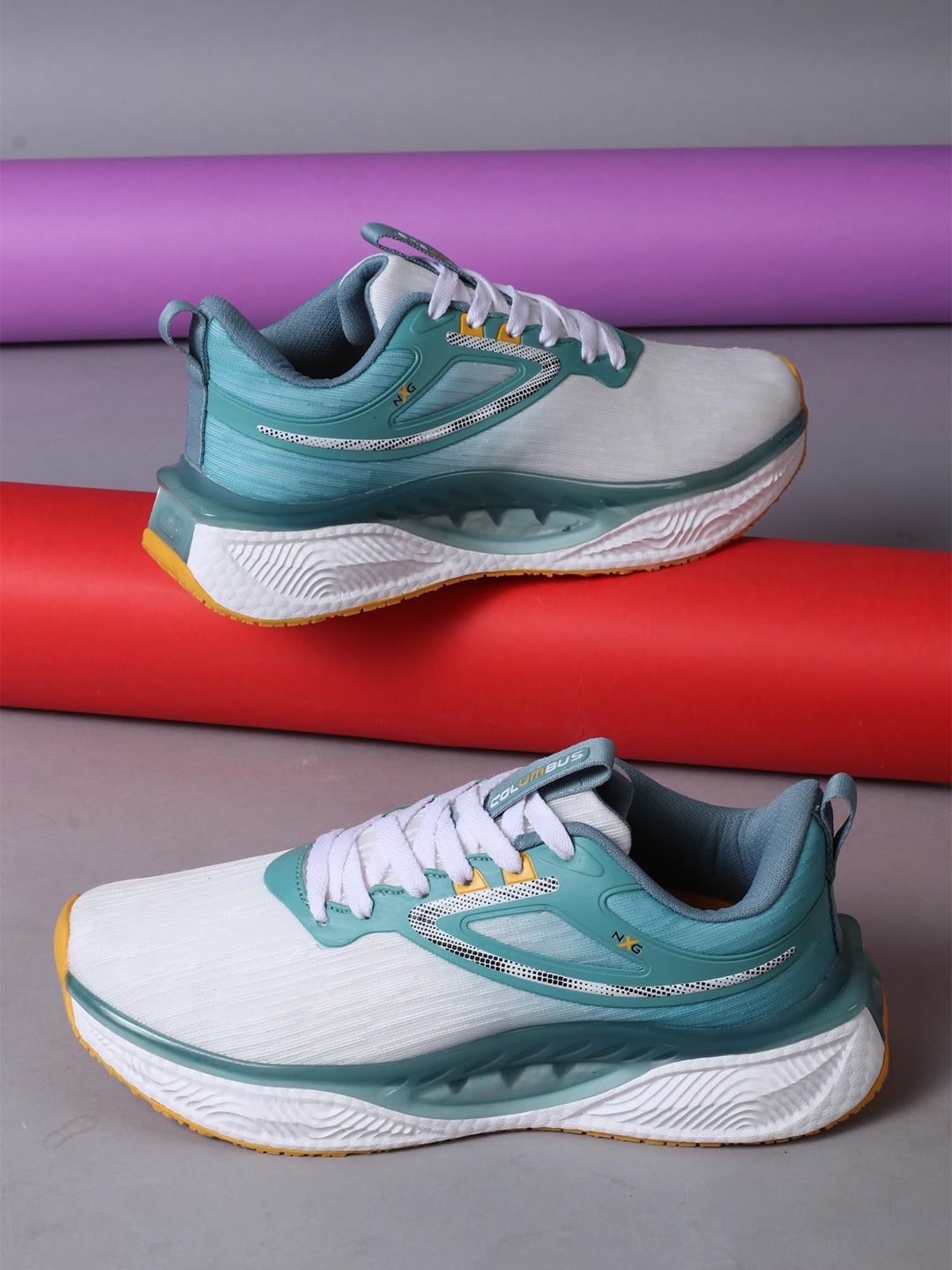 Columbus Men Mesh Running Non-Marking Shoes