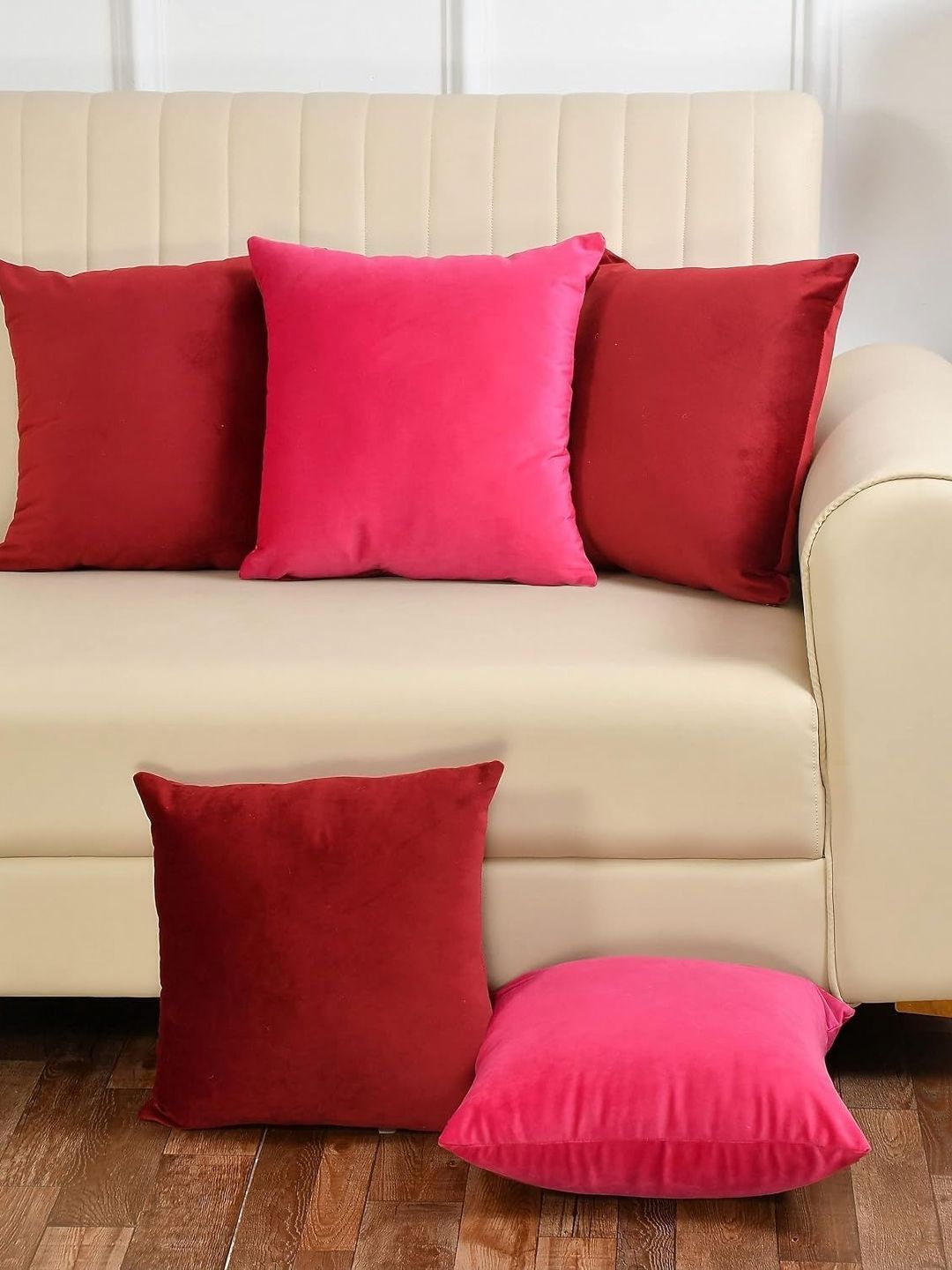 Shadowkart Set of 5 Fibre Filled Polyester Ultra Soft Sleep Pillow