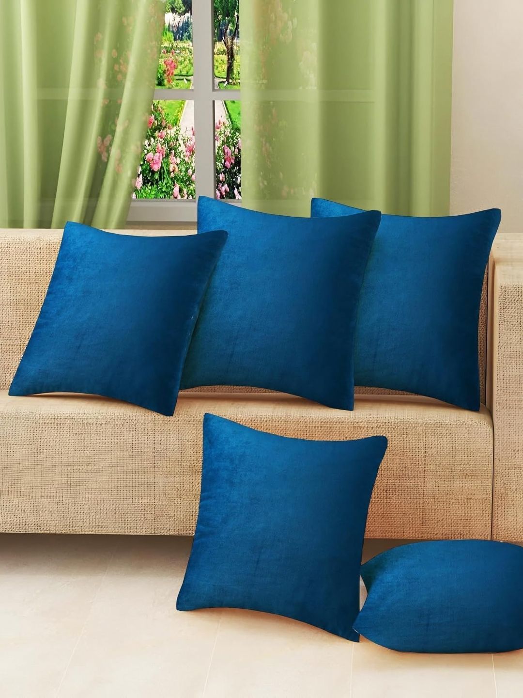 Shadowkart Set of 5 Fibre Filled Polyester Ultra Soft Sleep Pillow