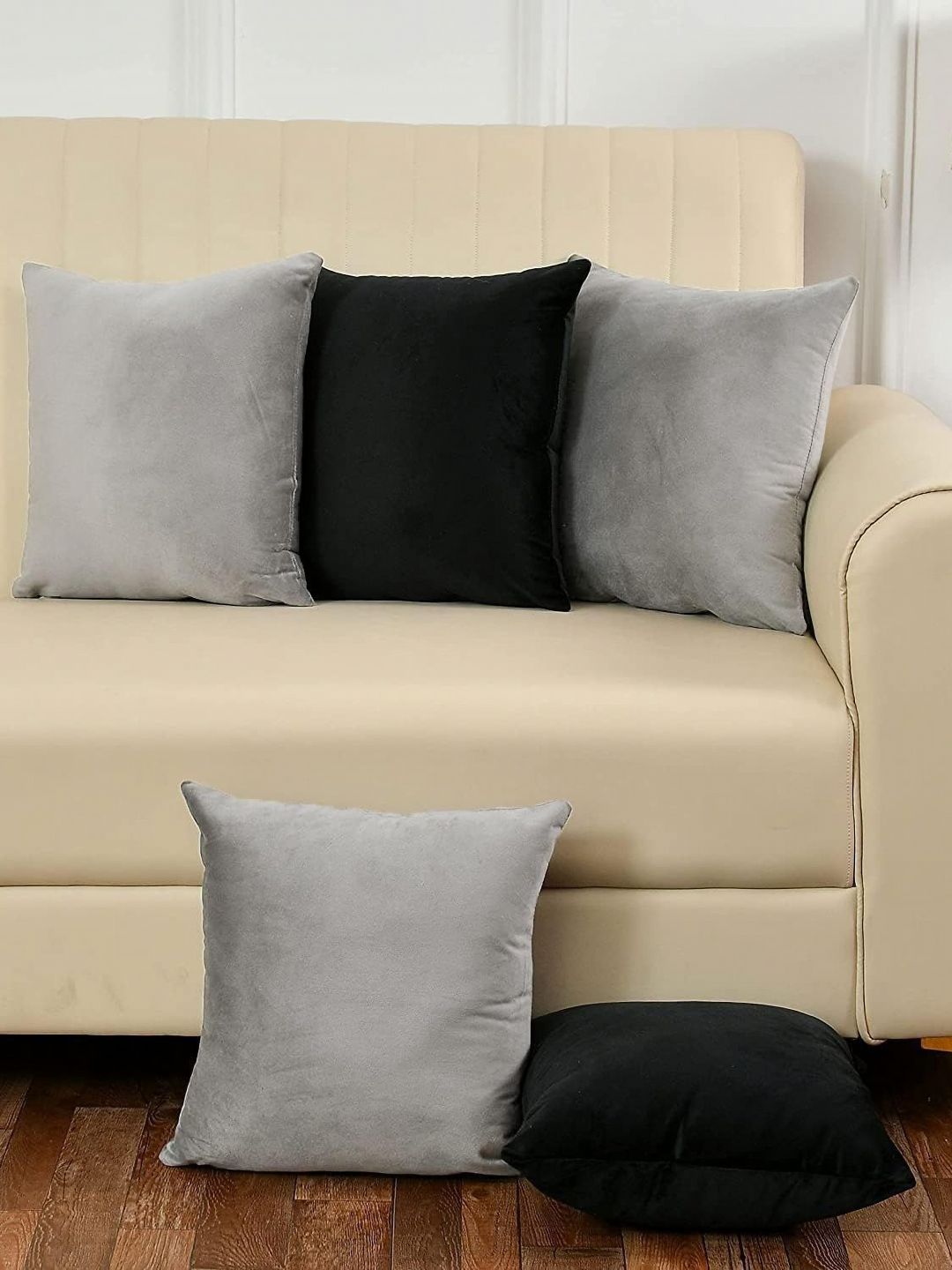 Shadowkart Set of 5 Fibre Filled Polyester Ultra Soft Sleep Pillow