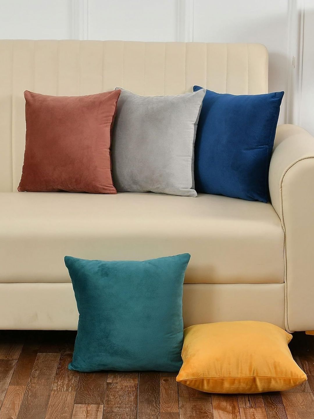 Shadowkart Set of 5 Fibre Filled Polyester Ultra Soft Sleep Pillow