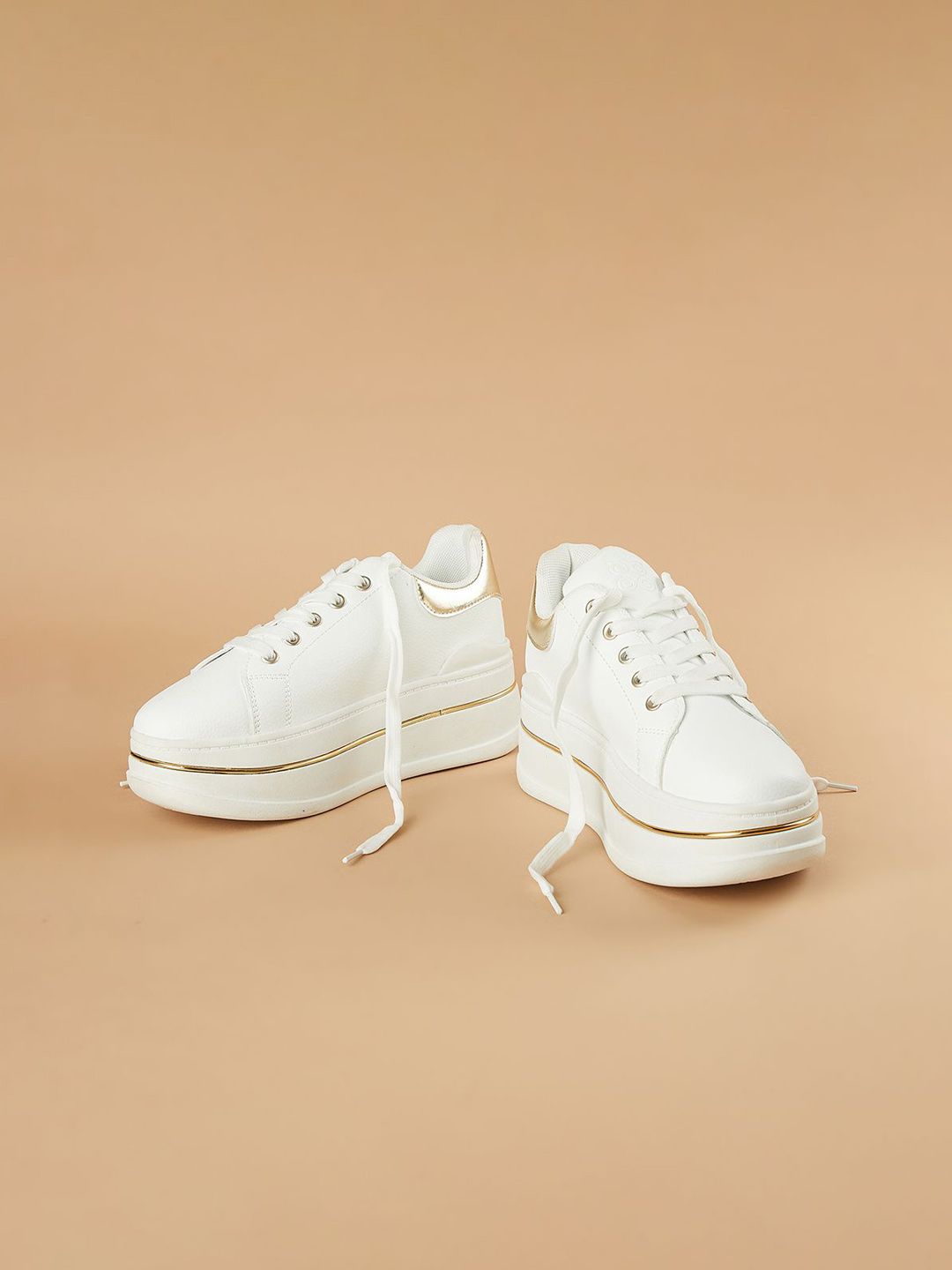 Ginger by Lifestyle Women Solid Regular Round Toe Sneakers Price in India