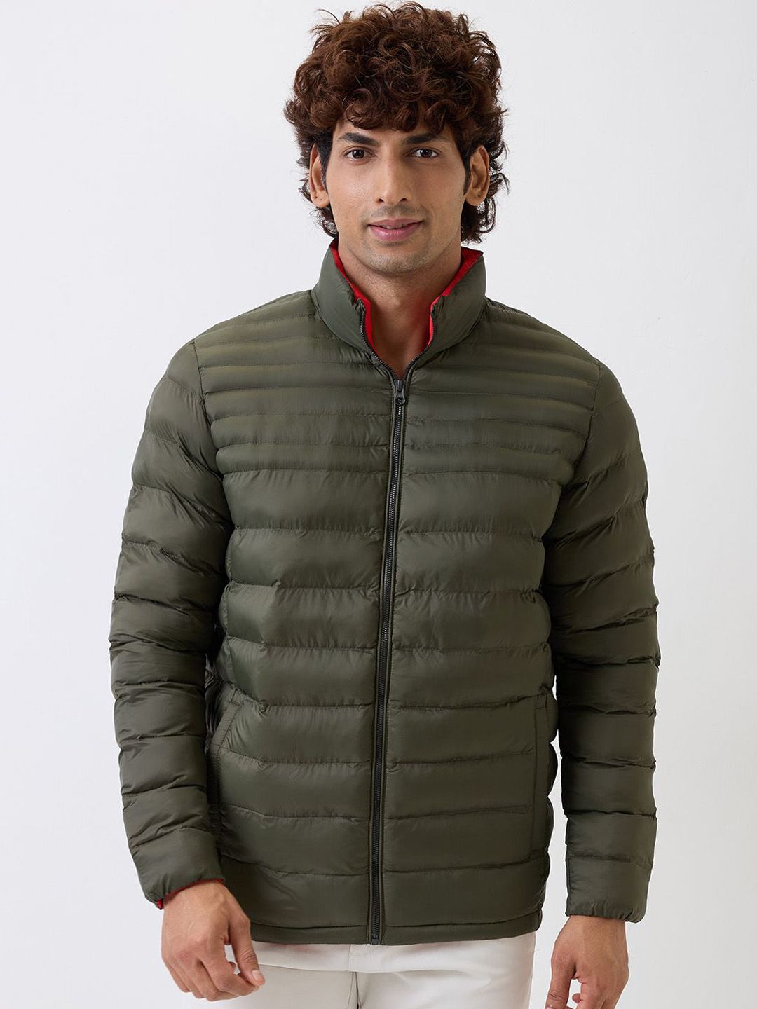 SPYKAR Men Longline Puffer Jacket