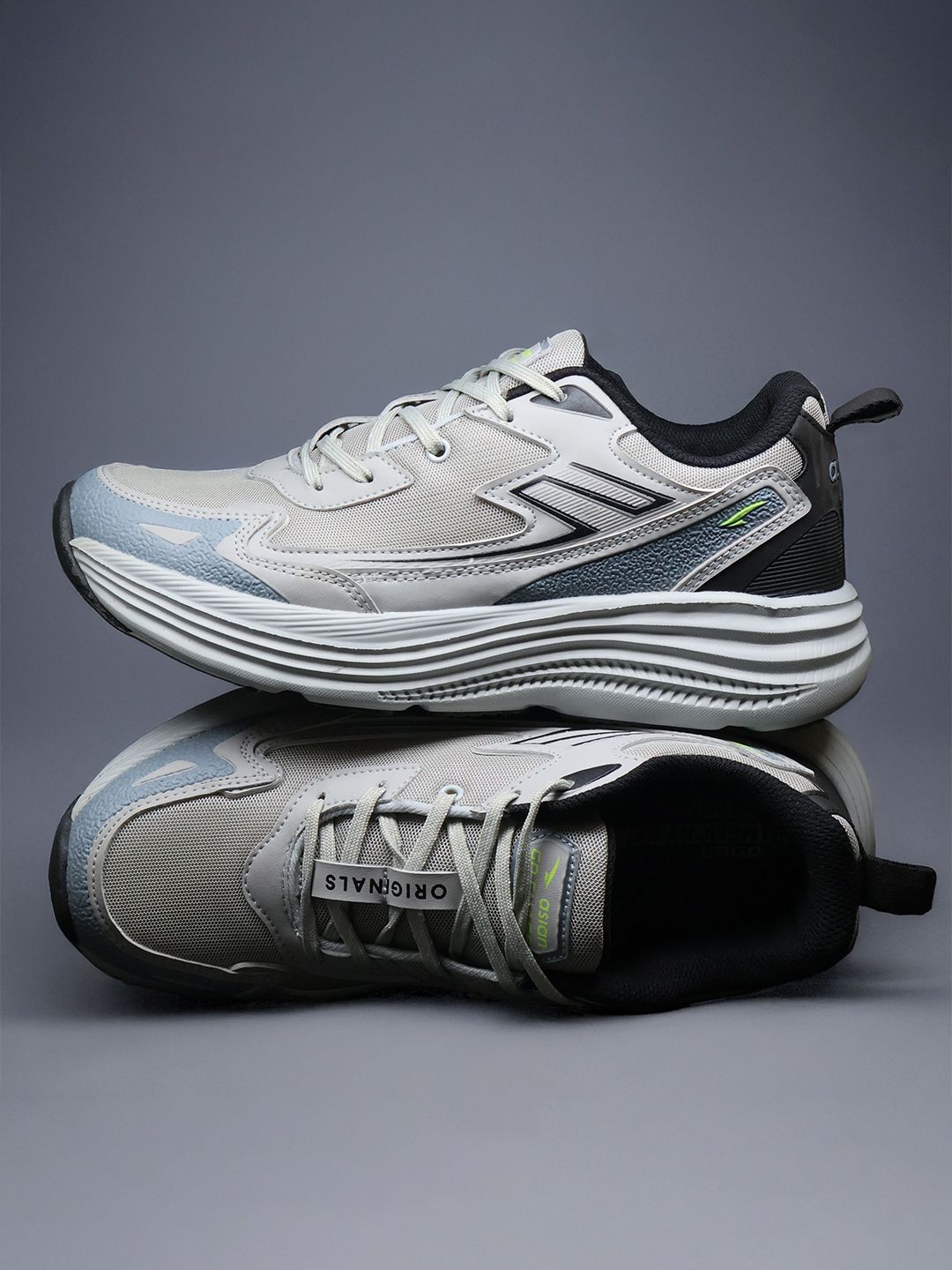 ASIAN Mesh Running Non-Marking Lace-Ups Shoes