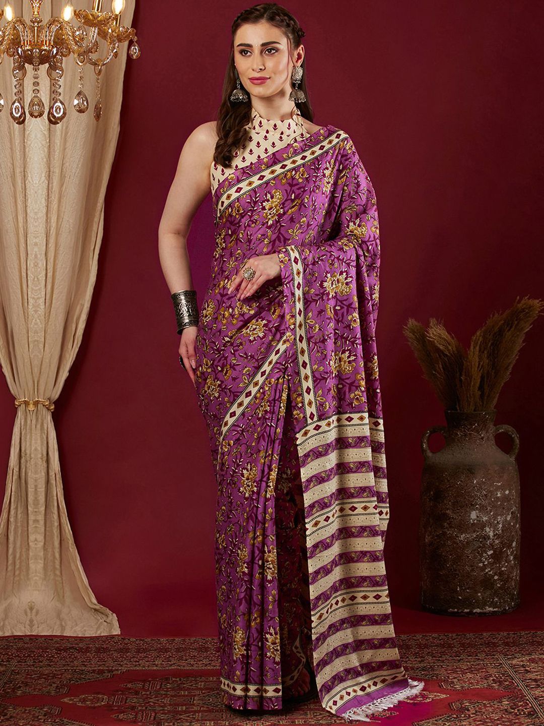 Mitera Floral Saree