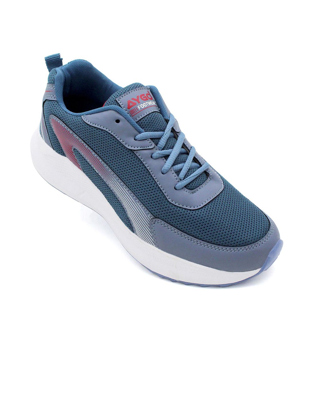 AYGO Men Mesh Running Non-Marking Shoes