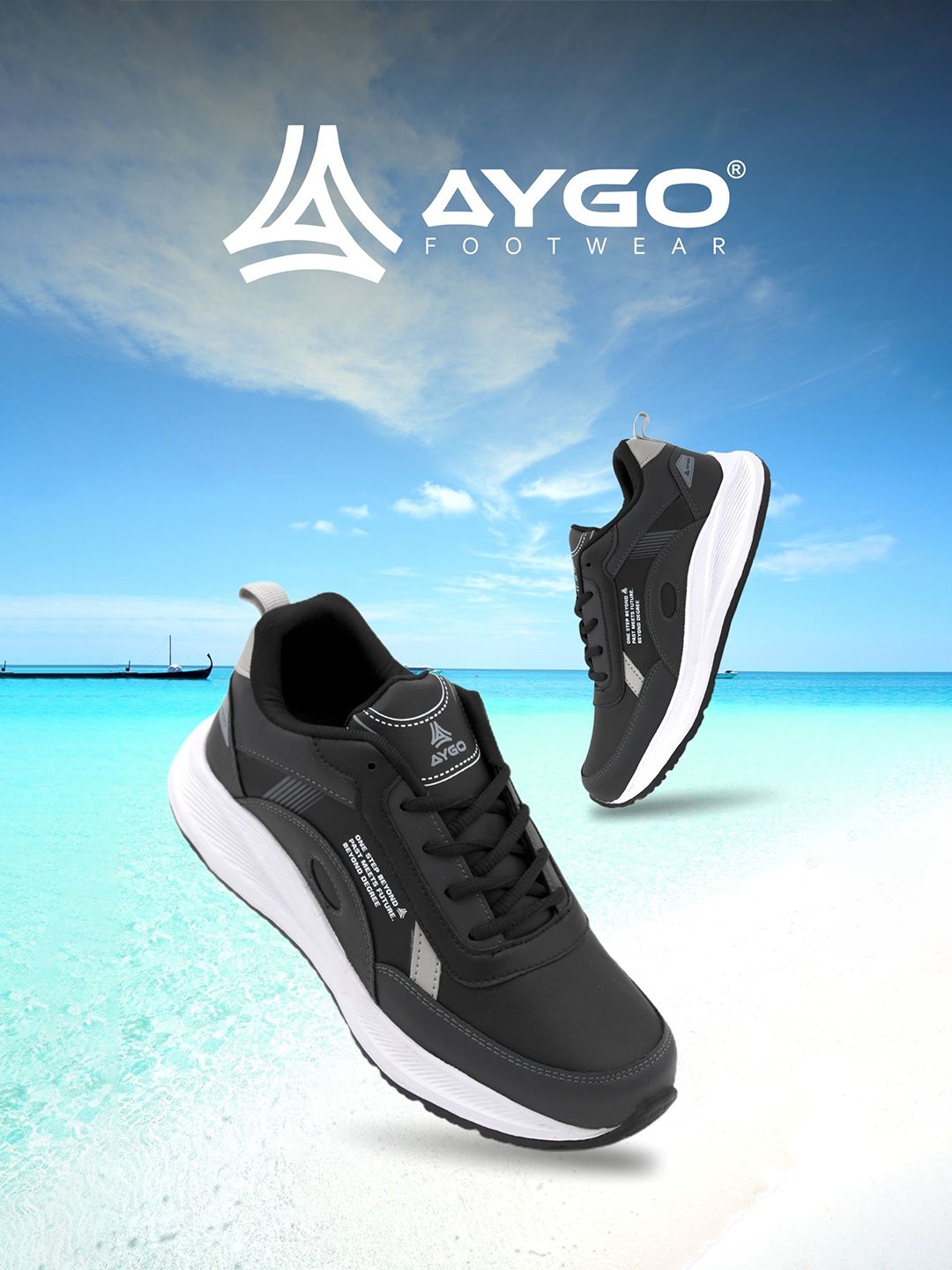 AYGO Men Running Non-Marking Shoes