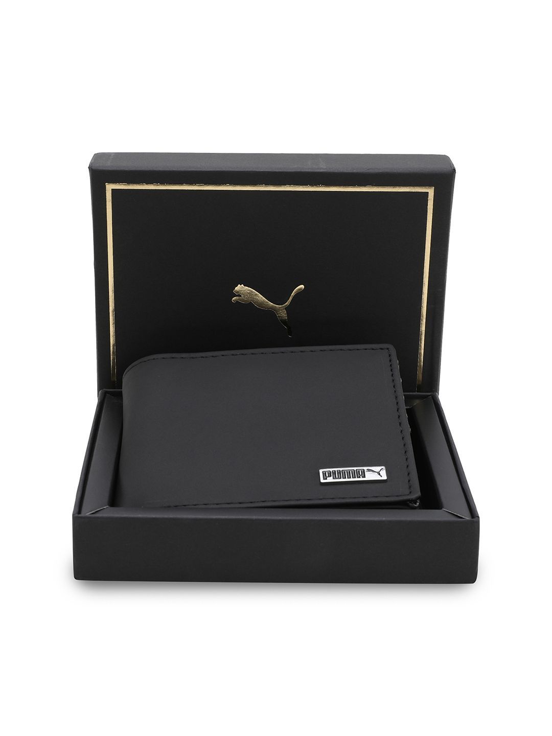 Puma Brand Logo Printed Two Fold Wallet