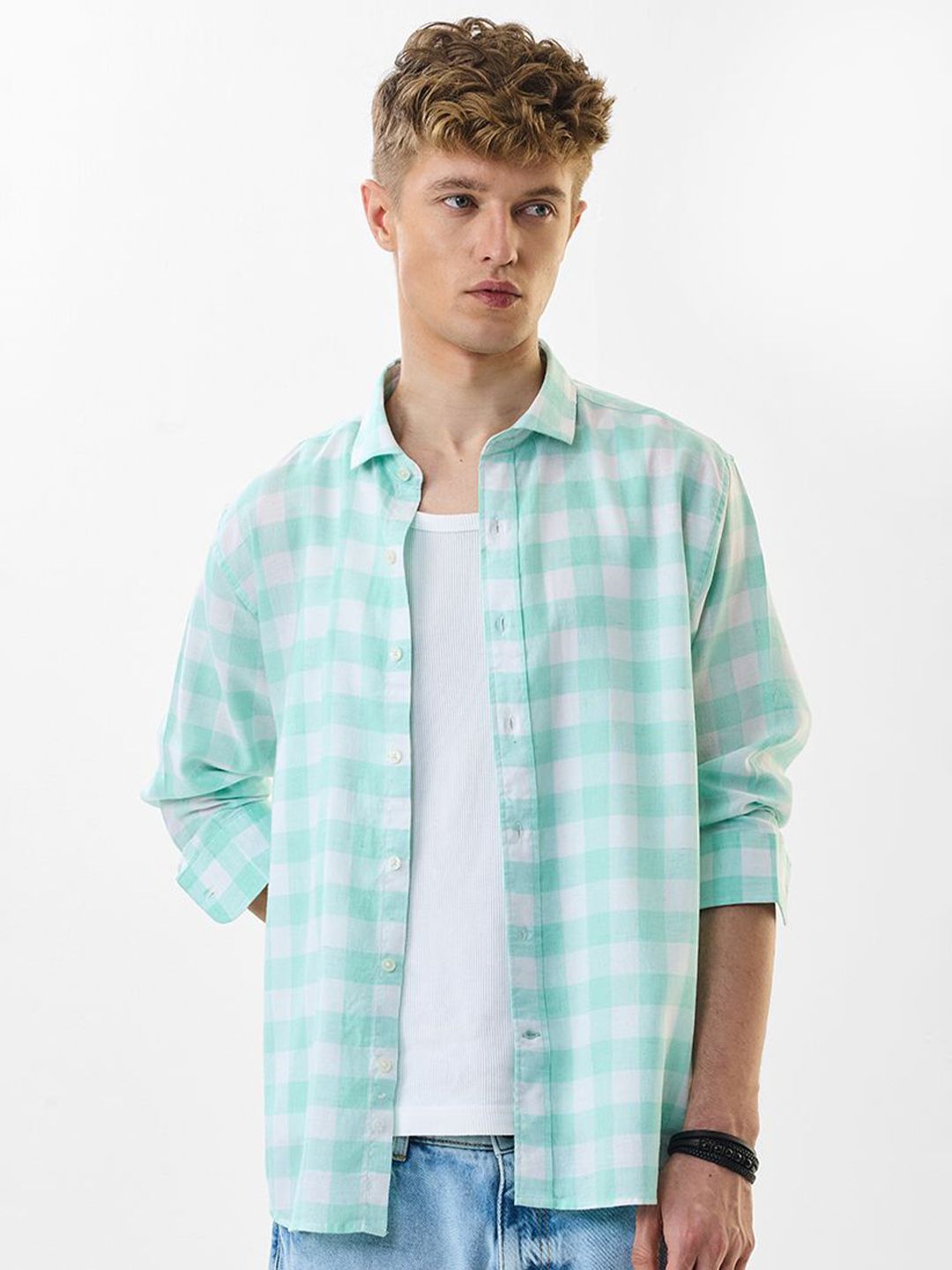 Snitch Checked Long Sleeves Shirt Offers & Cashback