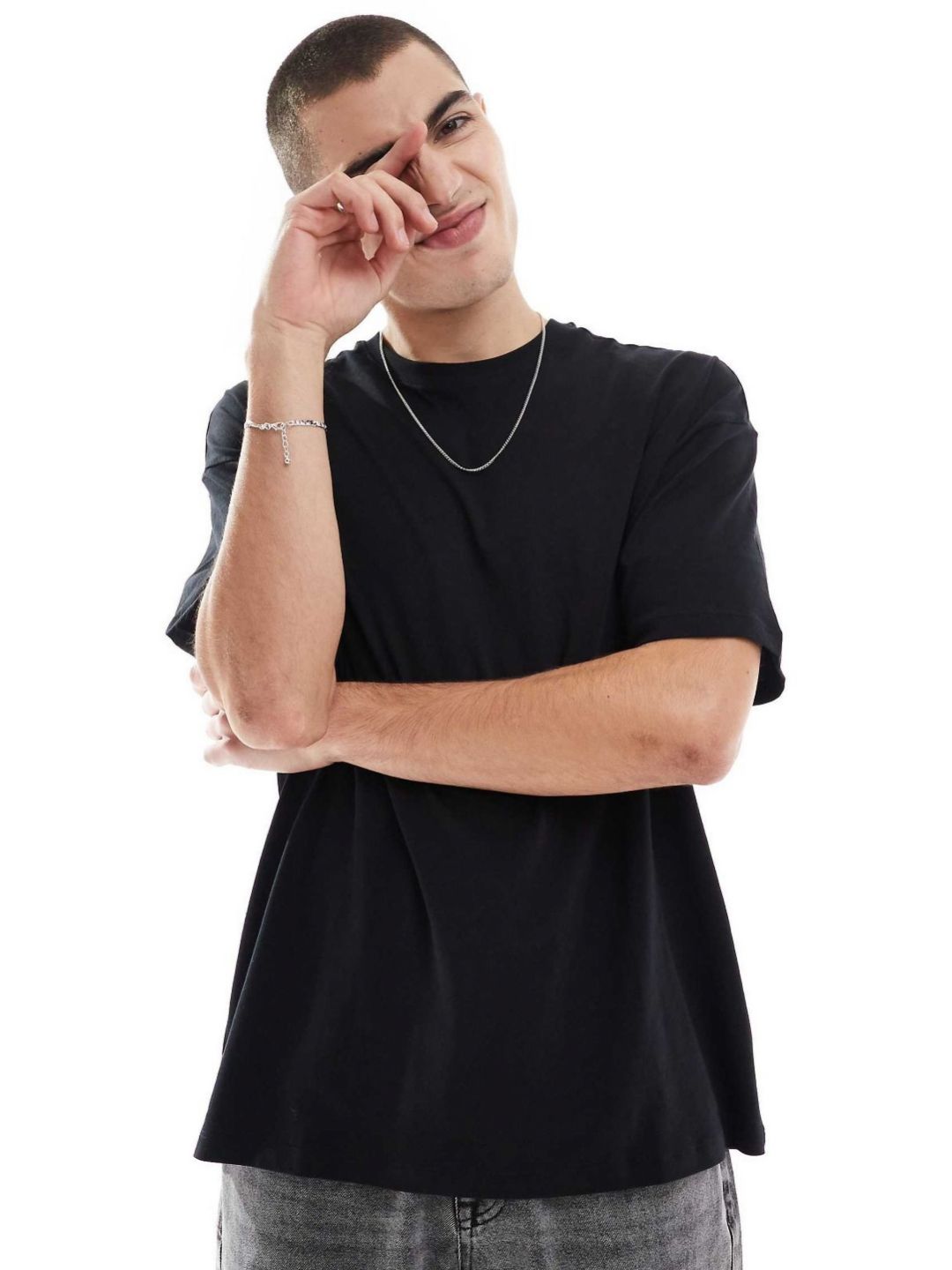 IMUCI IMUCI Pure Cotton Oversized T-shirt