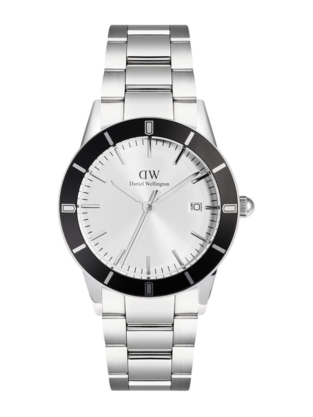 Daniel Wellington Daniel Wellington Index Bezel Men Stainless Steel Straps Analogue Watch DW00100819K